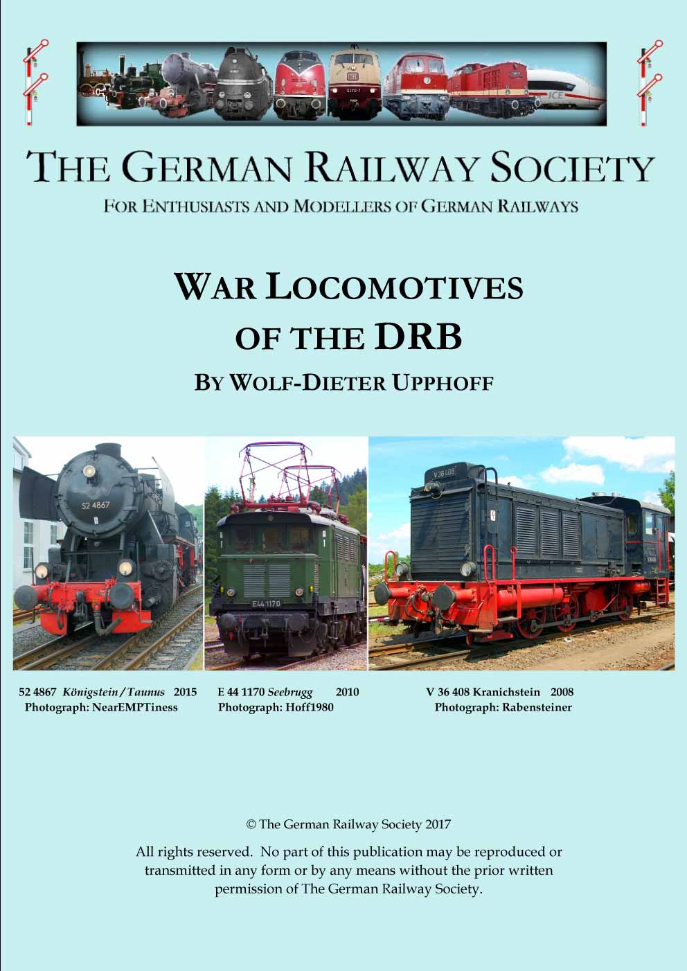 Cover image: War locomotives of the DRB