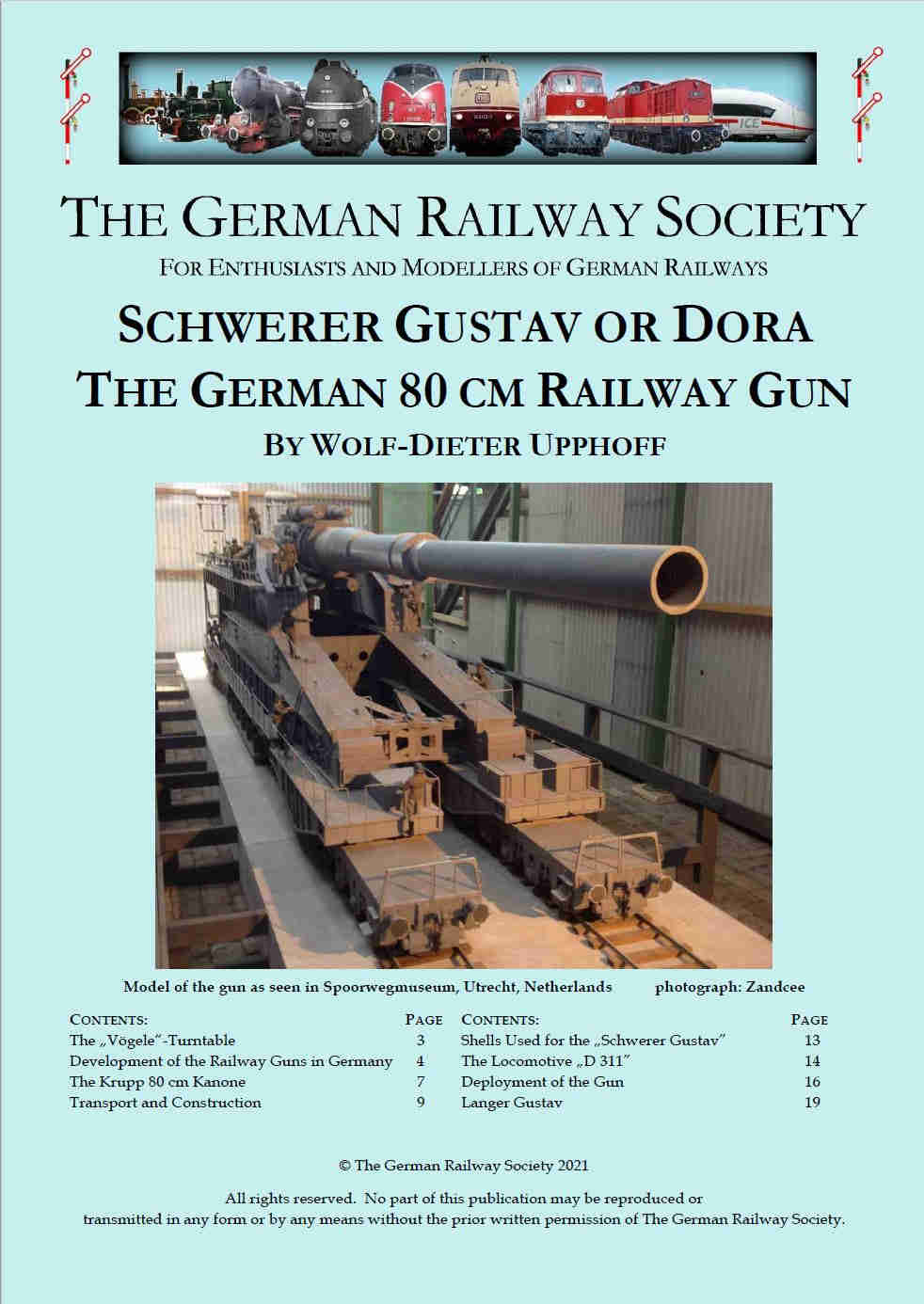 Cover image: Schwerer Gustav or Dora the German 80 cm railway gun