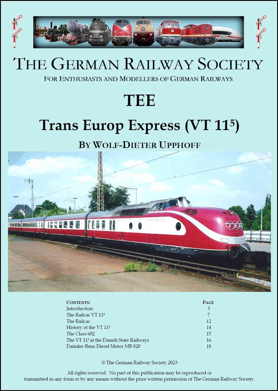 Cover image: TEE: Trans Europ Express (VT 11.5)
